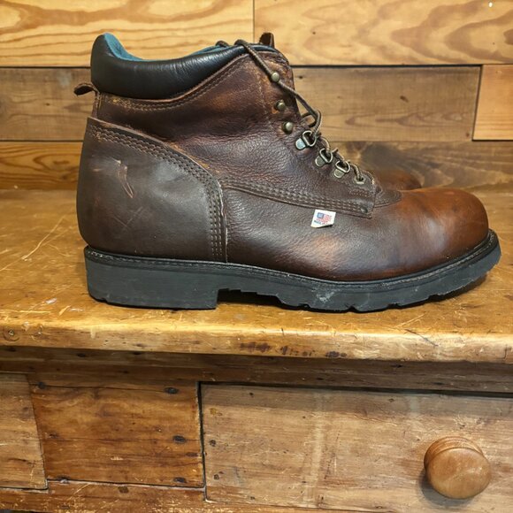 Size 15 Carolina Steel Toed Leather Workboots - Picture 3 of 7